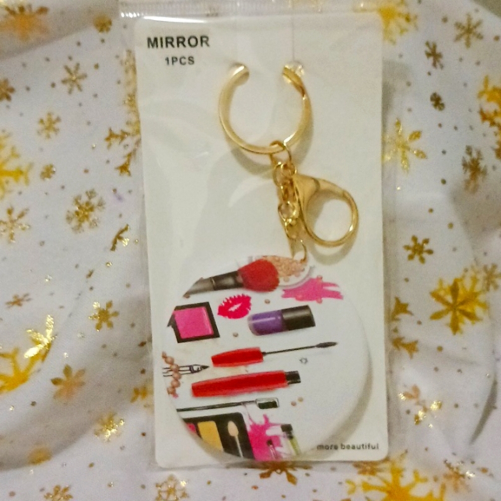 Mirror Bag Charm/Key Chain NEW - Picture 5 of 5